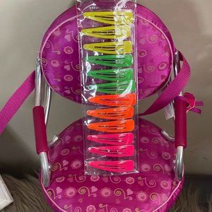 Pack of Neon Hair Clips